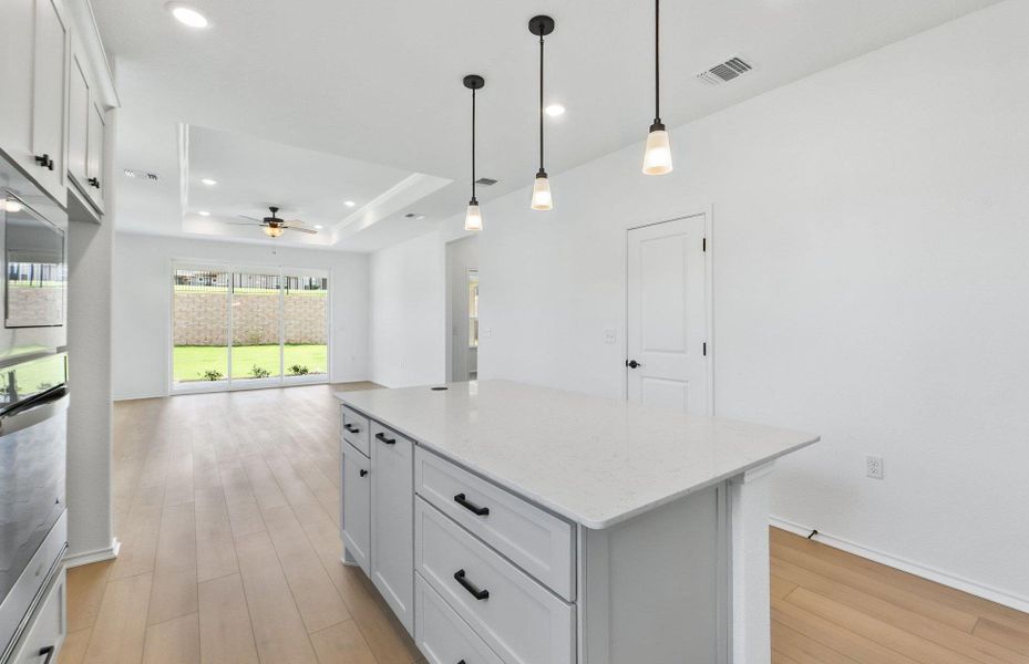 Furnished interior view inside a new home in Sun City Texas, Georgetown (Image 6).