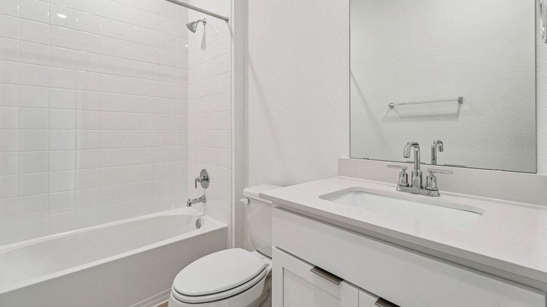 Furnished interior view inside a new home in Monarch Ranch, Manor (Image 8).