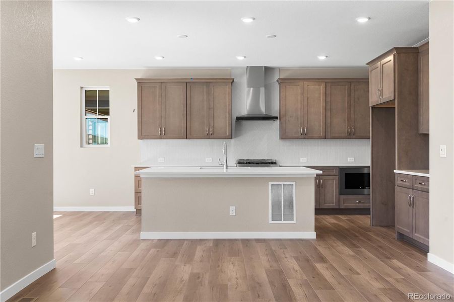 Furnished interior view inside a new home in Harmony at Solstice, Littleton (Image 16).
