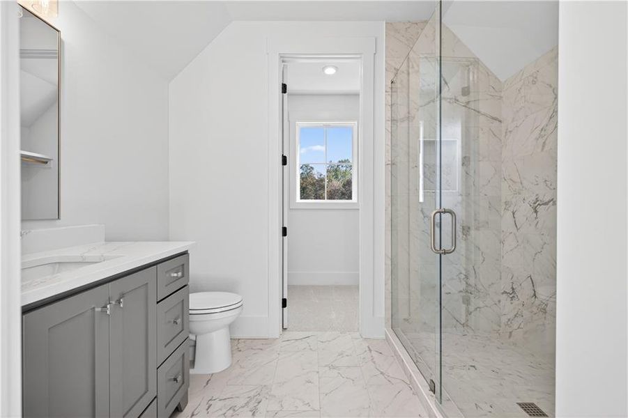 Furnished interior view inside a new home in Town Farms, Peachtree Corners (Image 8).