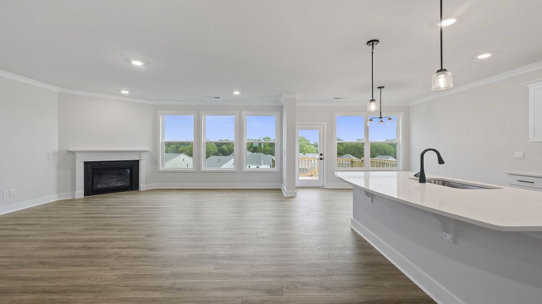 Spacious, unfurnished interior of a new home in Whitehawk Meadows, Travelers Rest (Image 18). Spacious, unfurnished interior of a new home in Whitehawk Meadows, Travelers Rest (Image 18).