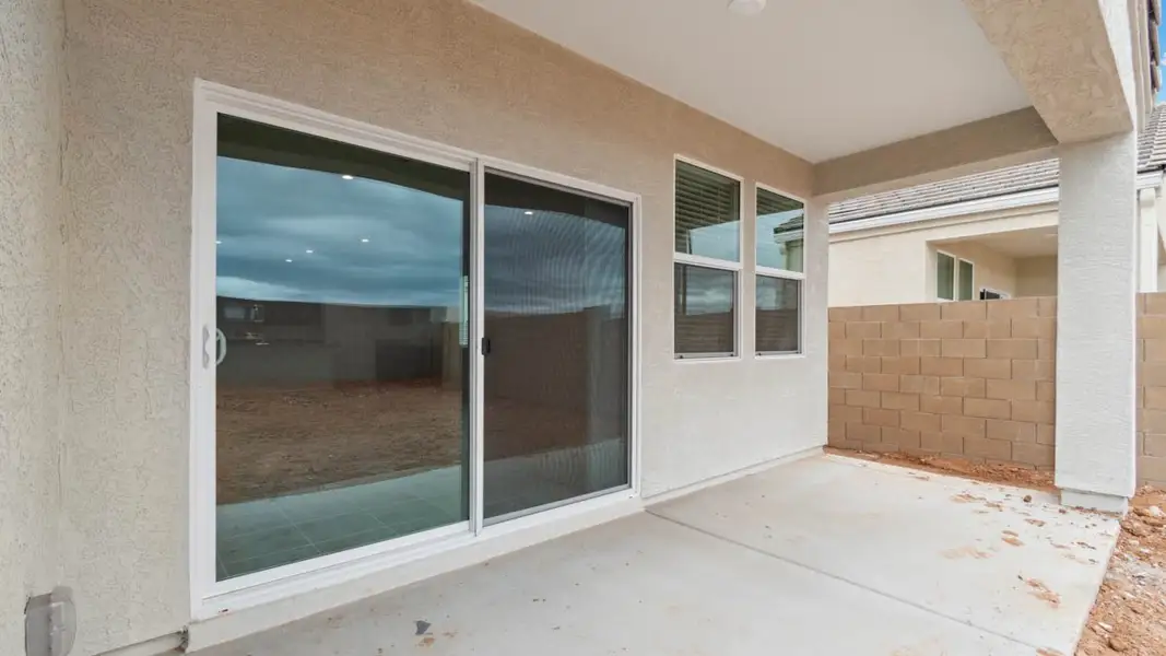 Exterior details and patio area of a home in Sorrento, Maricopa (Image 2). Exterior details and patio area of a home in Sorrento, Maricopa (Image 2).