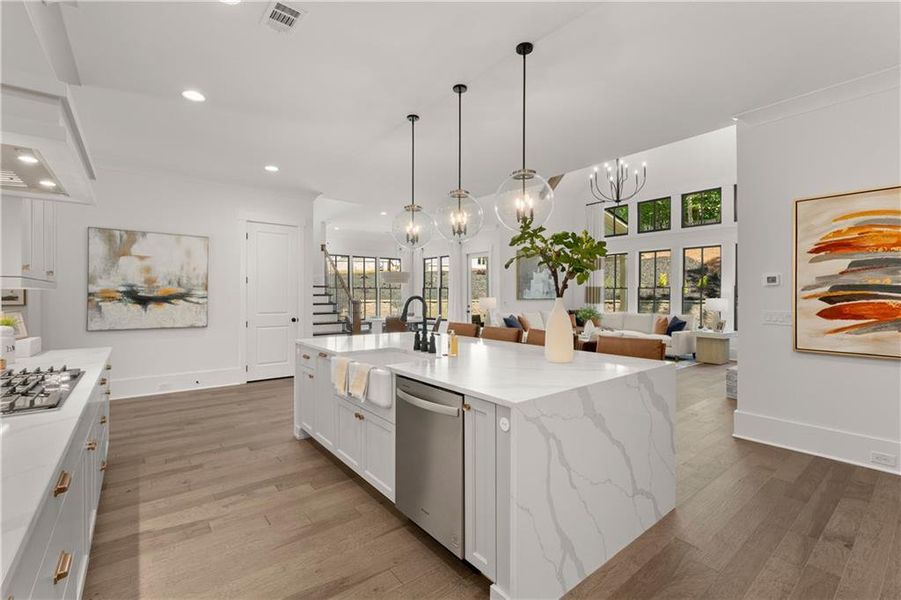 Furnished interior view inside a new home in Montview Estates, Powder Springs (Image 15).
