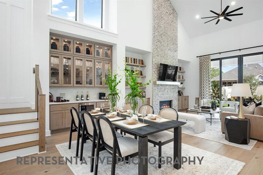 Furnished interior view inside a new home in Goodland, Midlothian (Image 6).