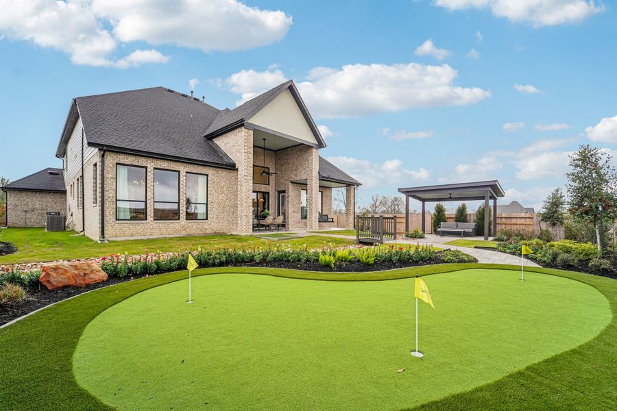 Front exterior of a new home in Briarley, Montgomery, TX, highlighting curb appeal (Image 29).