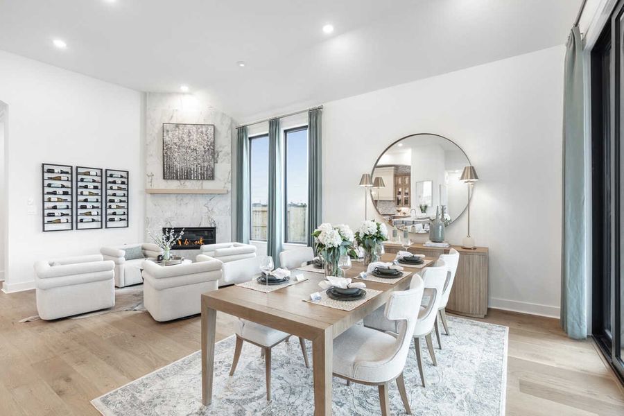 Representative Dining Room - some options shown