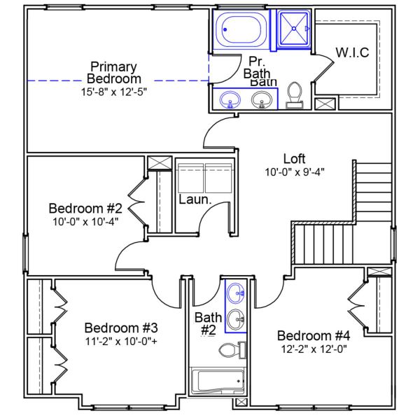 2D floor plan layout of this home in Ellington, Elgin, SC (Image 6).