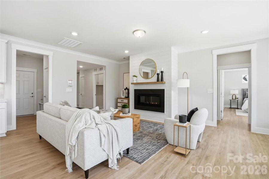 Furnished interior view inside a new home in Rone Creek, Waxhaw (Image 8). Furnished interior view inside a new home in Rone Creek, Waxhaw (Image 8).