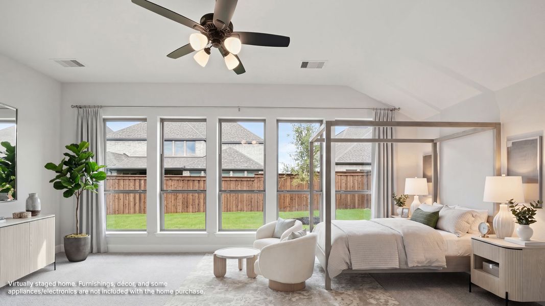 Furnished interior view inside a new home in Terraces, Rockwall (Image 8).