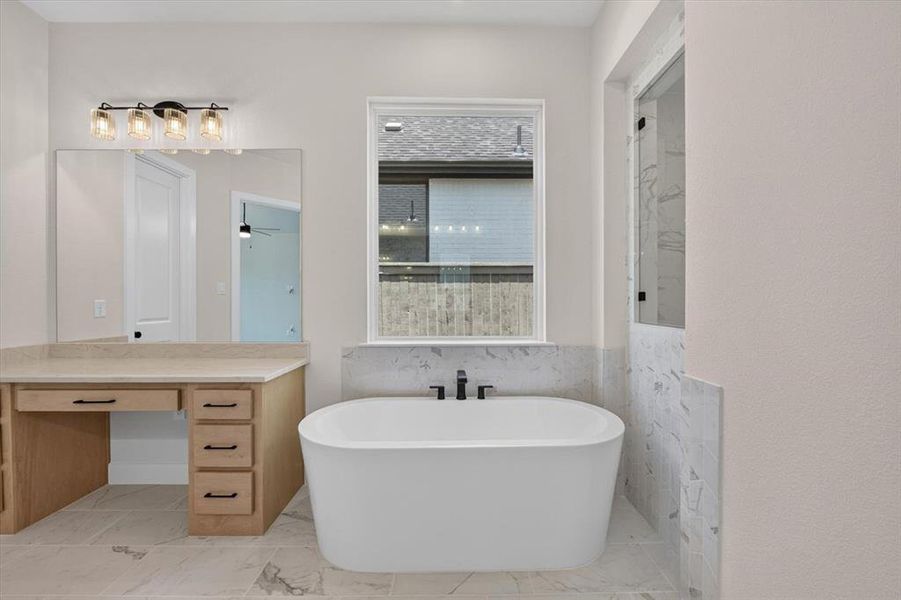 Furnished interior view inside a new home in Pecan Square, Northlake (Image 9).