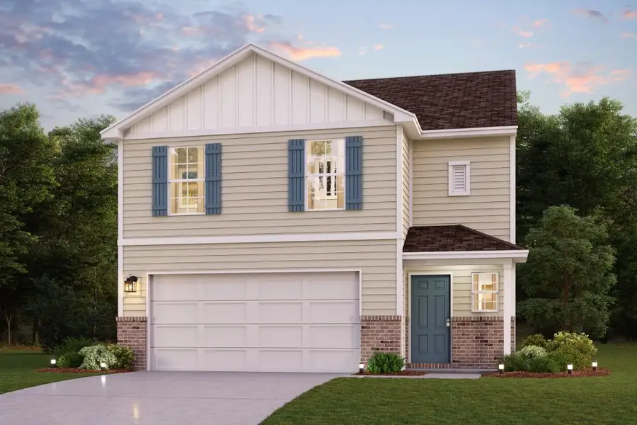 Representative exterior photo of a completed home built from the Berkshire by Century Complete in Old Prater Mill, Dalton, GA (Image 1). Representative exterior photo of a completed home built from the Berkshire by Century Complete in Old Prater Mill, Dalton, GA (Image 1).