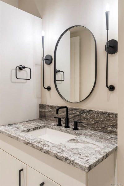 Large basement bathroom