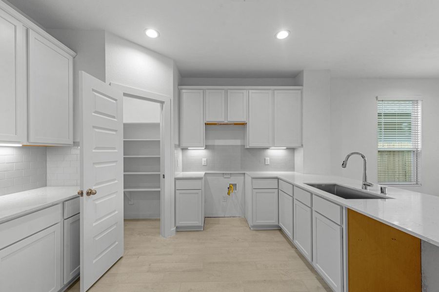 Furnished interior view inside a new home in Cypresswood Landing, Humble (Image 11).