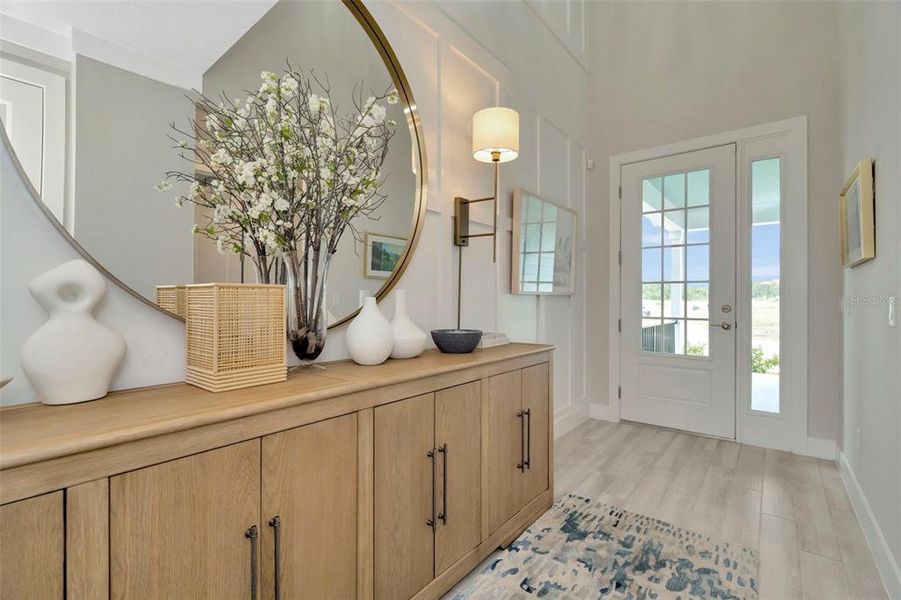 Furnished interior view inside a new home in Primrose at Longleaf, New Port Richey (Image 17).