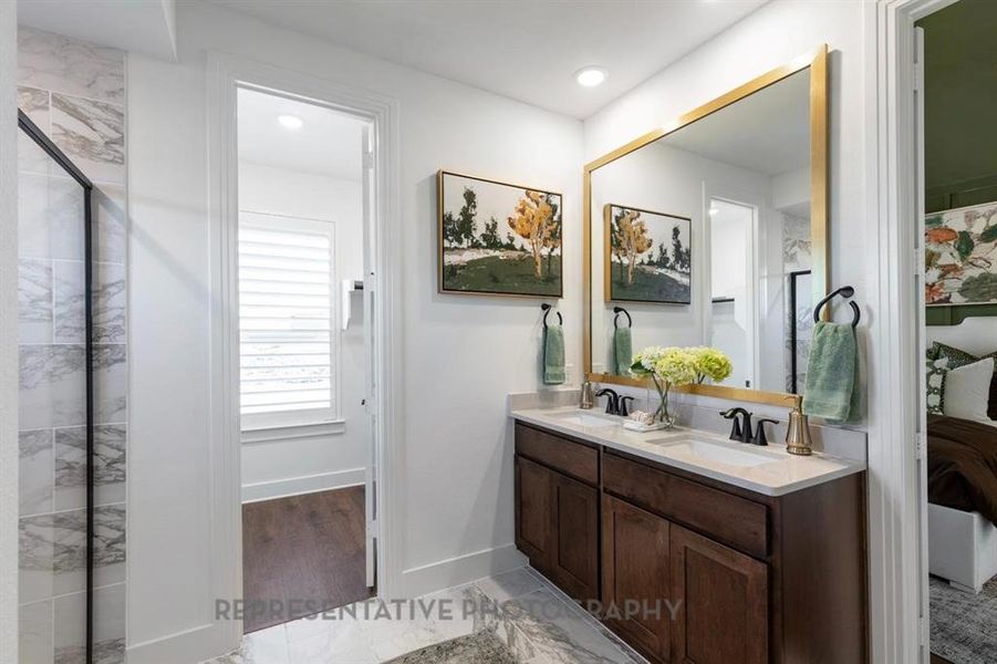 Furnished interior view inside a new home in , Royse City (Image 8).