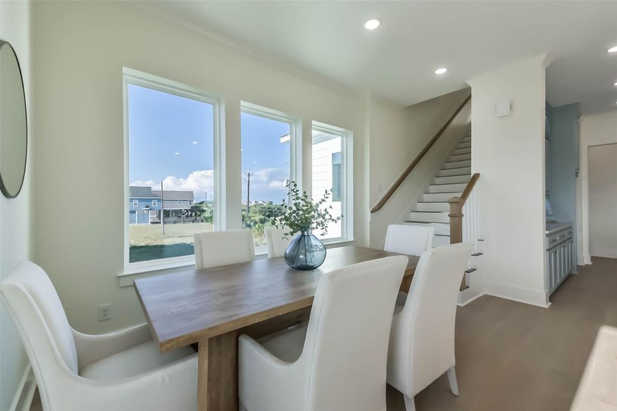 Furnished interior view inside a new home in , Galveston (Image 40).