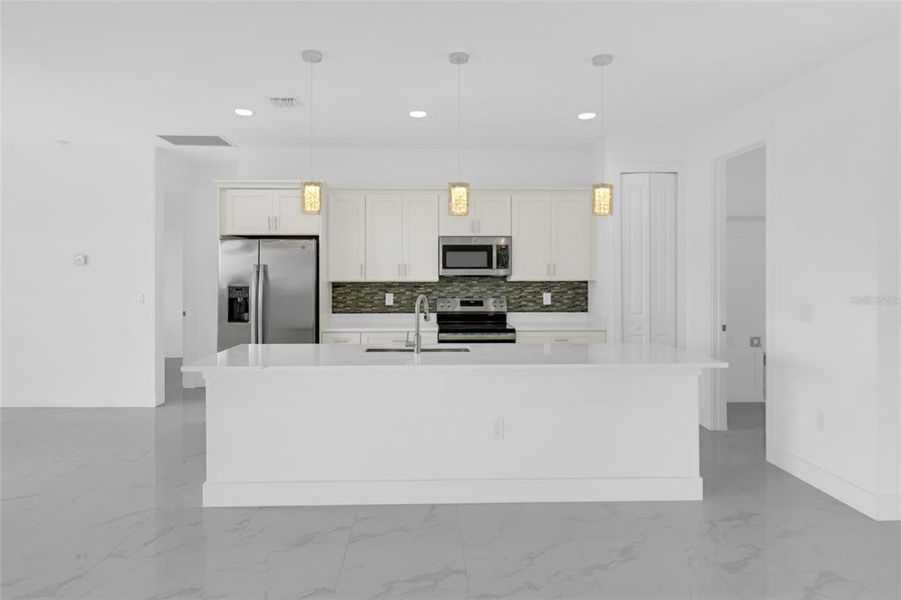Furnished interior view inside a new home in , Lehigh Acres (Image 10).