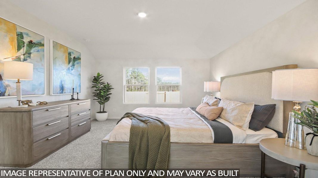 Furnished interior view inside a new home in River Ranch Trails, Dayton (Image 10).