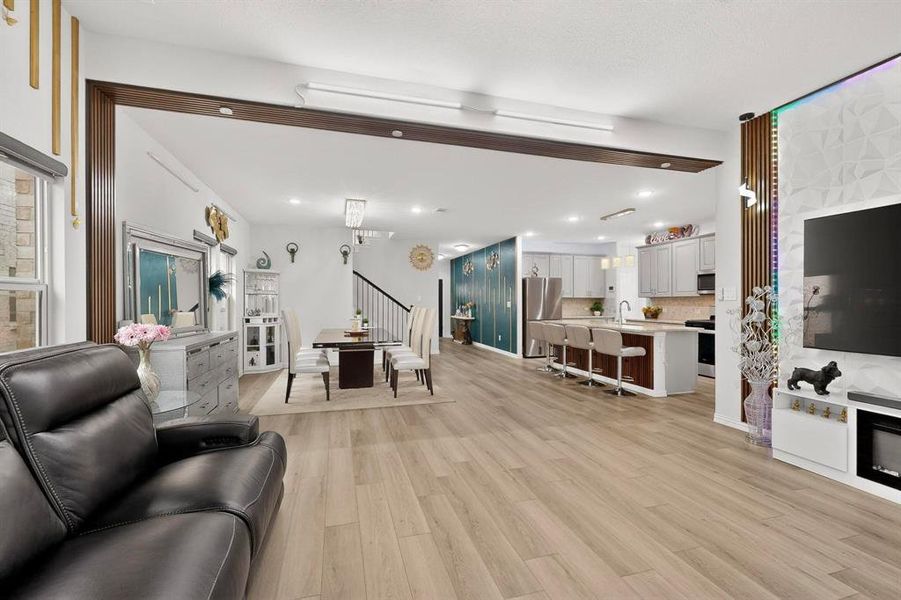 Furnished interior view inside a new home in Wolf Creek Farms - Signature Series, Melissa (Image 37).