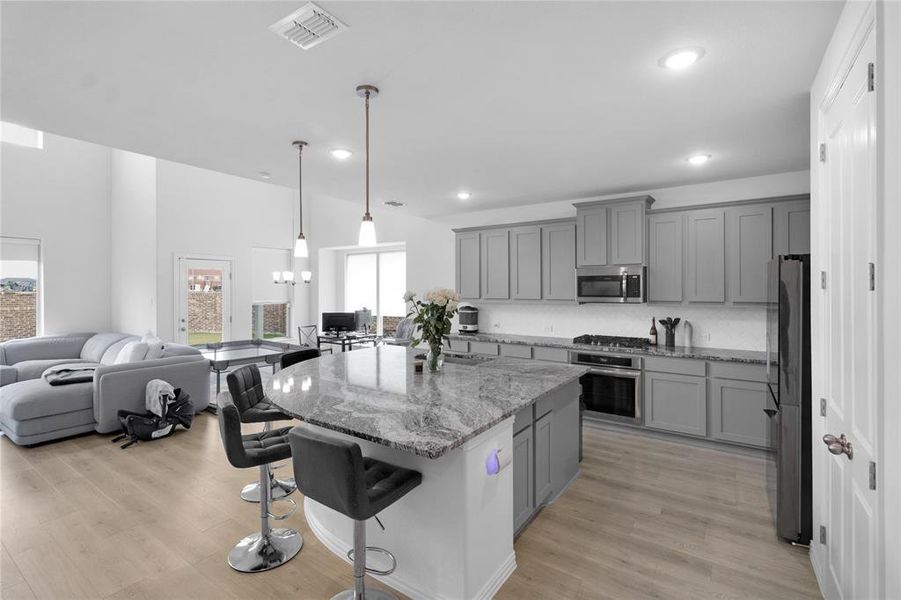 Furnished interior view inside a new home in Anna Ranch, Anna (Image 6).