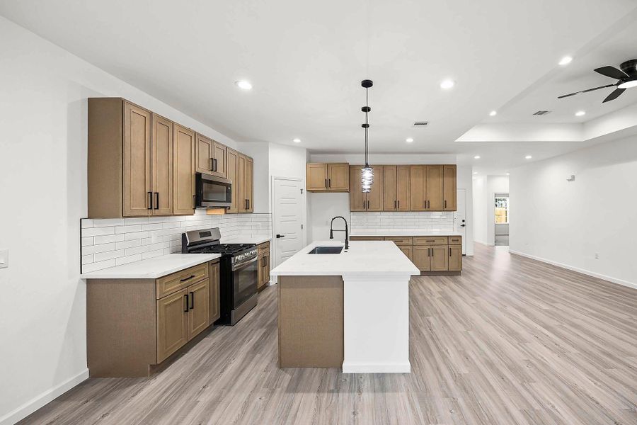 Furnished interior view inside a new home in , Houston (Image 9).