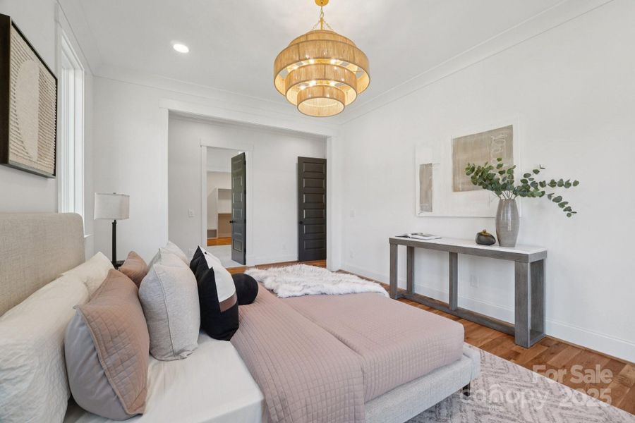 Furnished interior view inside a new home in , Charlotte (Image 19).