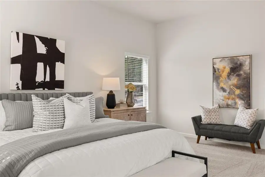 Furnished interior view inside a new home in Hillbrooke Preserve, Conyers (Image 44).