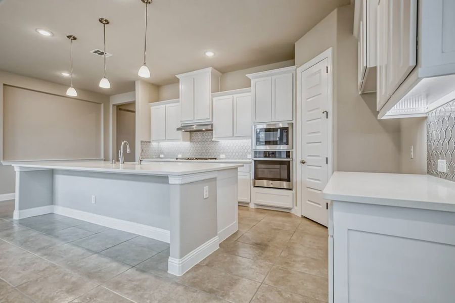 Representative furnished interior of a home built from the Westwood by Chesmar Homes in Trinity Falls, McKinney (Image 3).