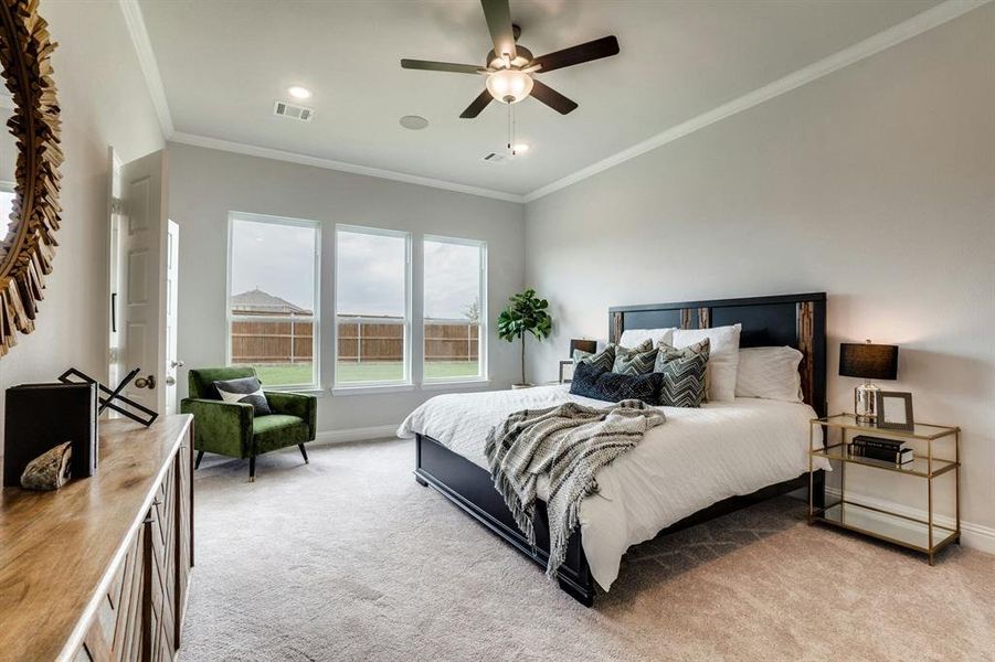 Furnished interior view inside a new home in Stone Eagle, Azle (Image 15).