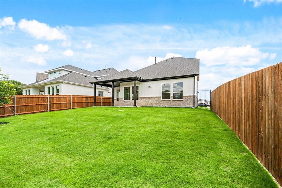 Front exterior of a new home in Parks of Aledo, Aledo, TX, highlighting curb appeal (Image 23).