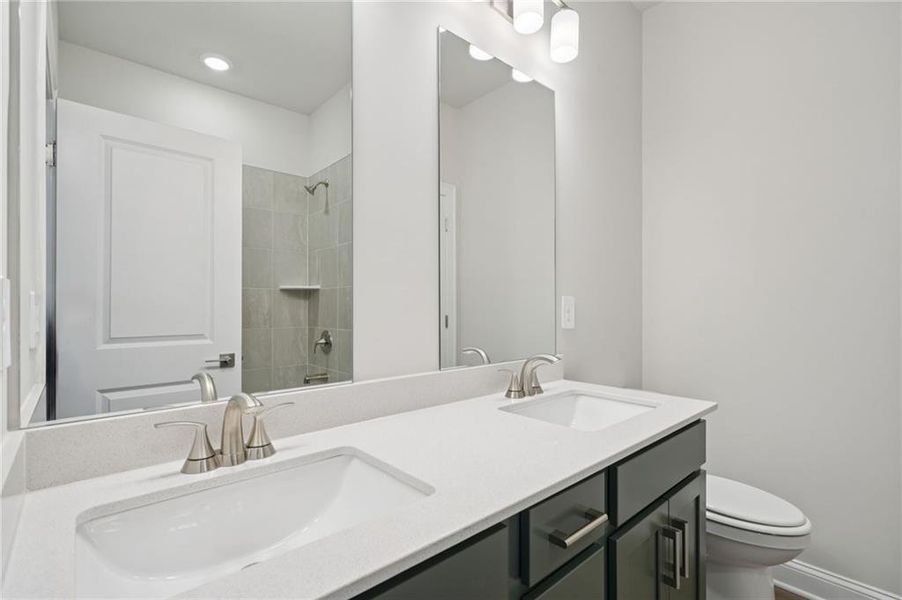 Furnished interior view inside a new home in River Pointe, Monroe (Image 14).