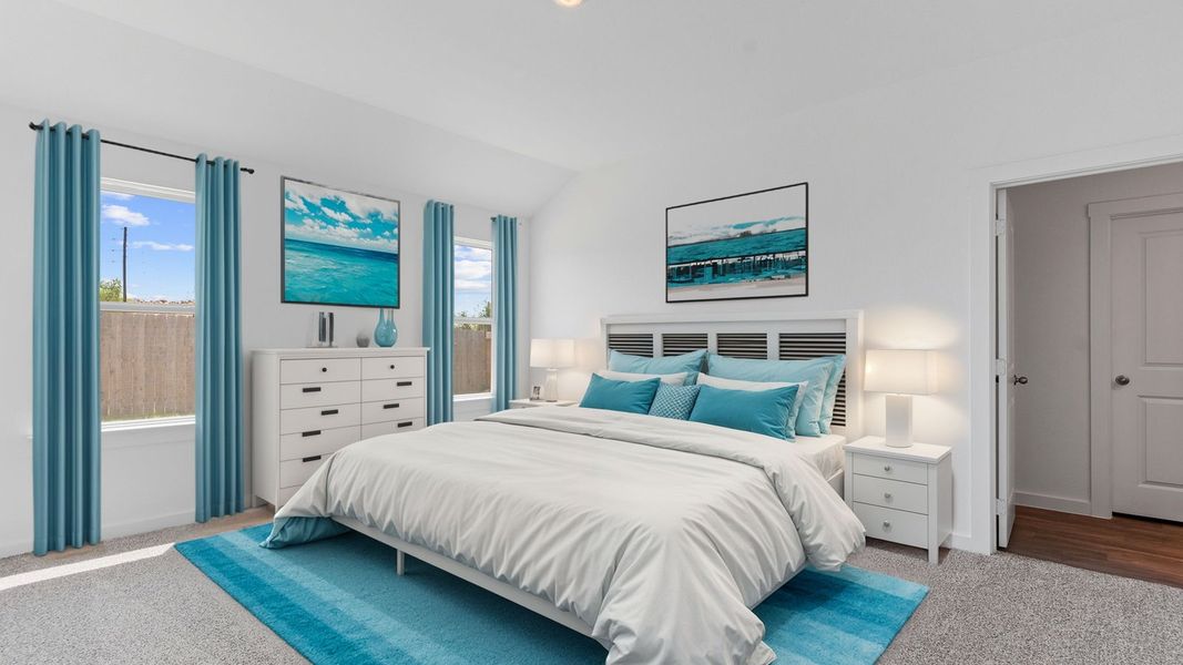 Furnished interior view inside a new home in Evergreen, Rosenberg (Image 10).