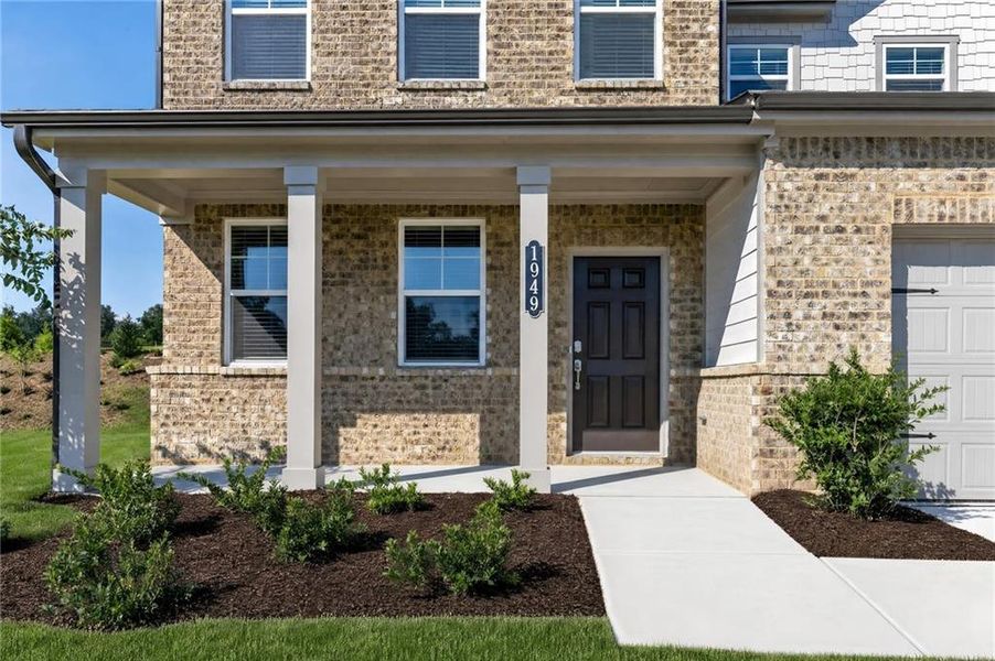 Exterior details and patio area of a home in Apalachee Hills, Bethlehem (Image 4).