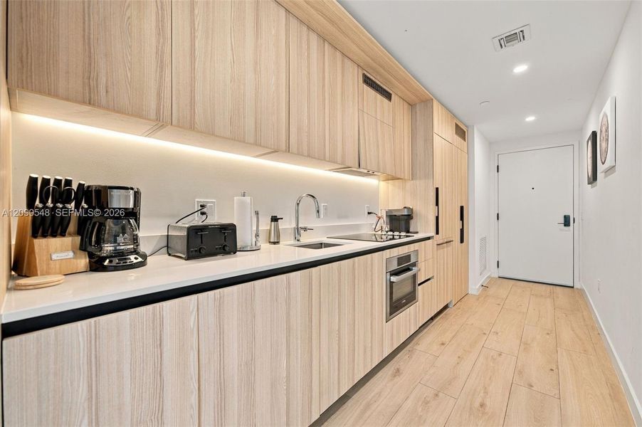 Furnished interior view inside a new home in , Miami (Image 14).