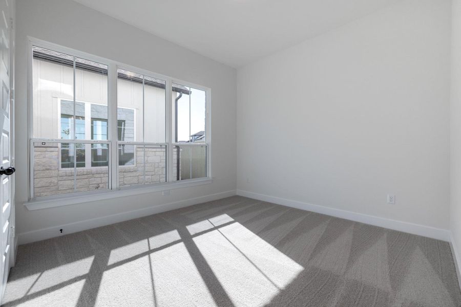 Spacious, unfurnished interior of a new home in Santa Rita Ranch - 60', Liberty Hill (Image 20). Spacious, unfurnished interior of a new home in Santa Rita Ranch - 60', Liberty Hill (Image 20).