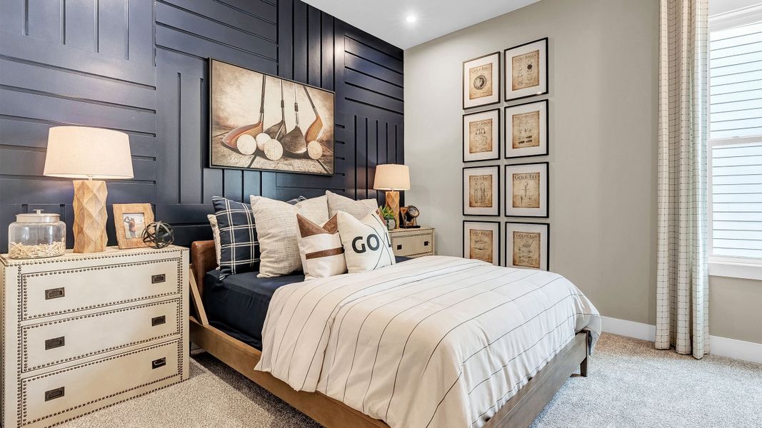 Secondary Bedroom | Model images form sister community