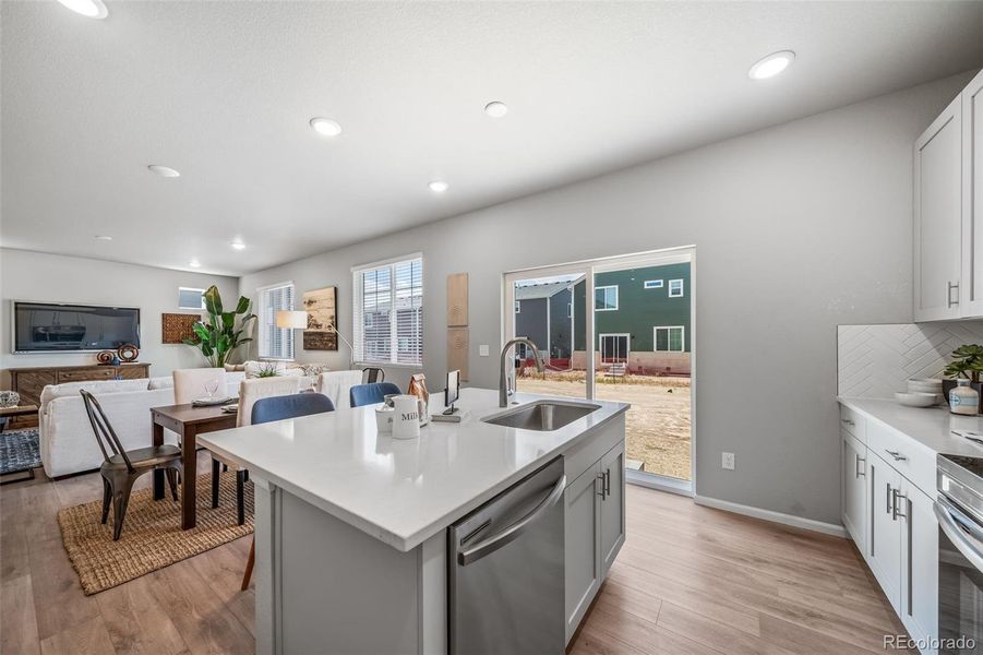 Furnished interior view inside a new home in , Aurora (Image 39). Furnished interior view inside a new home in , Aurora (Image 39).