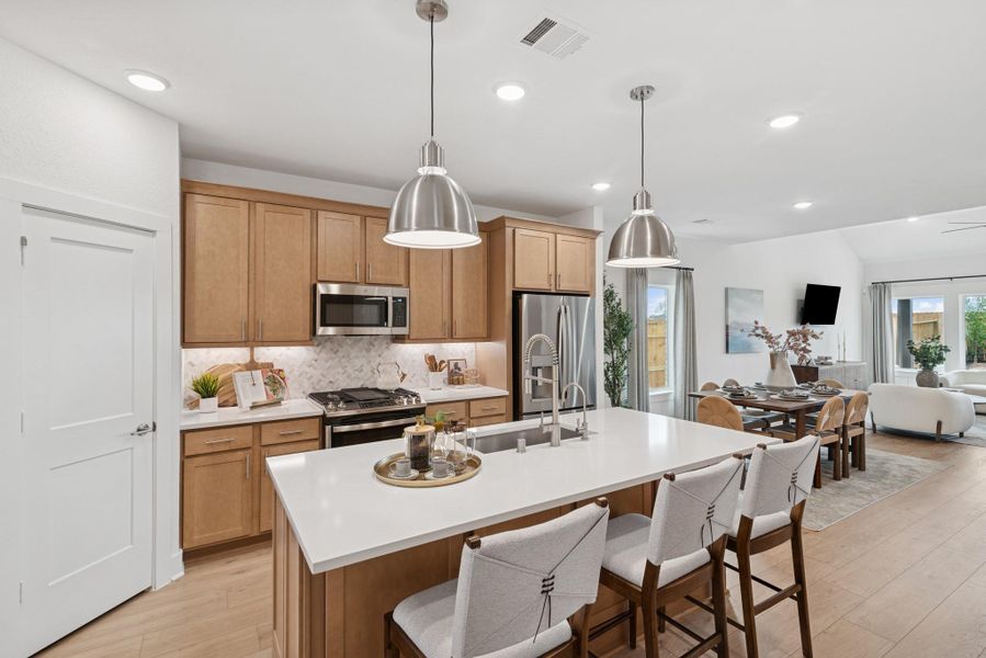 Furnished interior view inside a new home in Wildrye, Waller (Image 31).