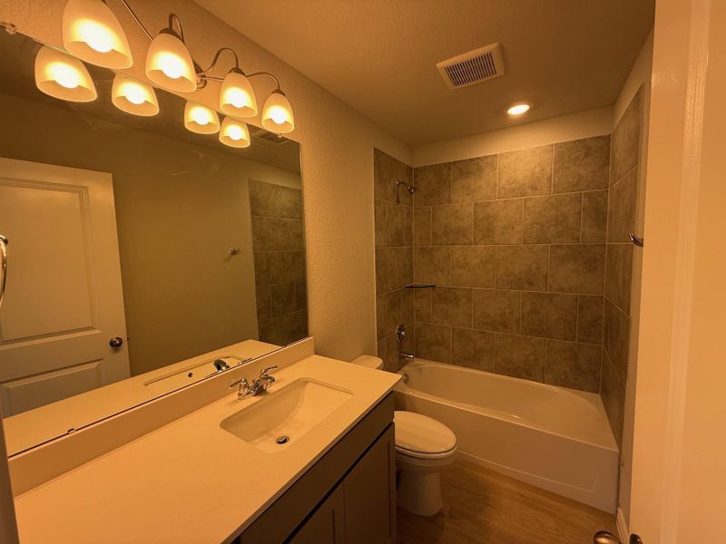 Furnished interior view inside a new home in Southern Pointe, College Station (Image 5).