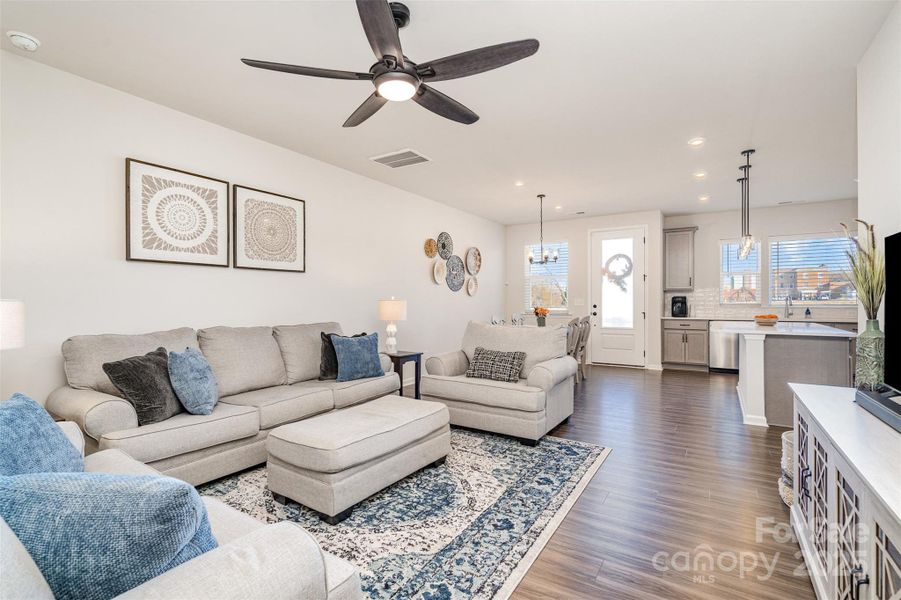 Furnished interior view inside a new home in , Kannapolis (Image 12). Furnished interior view inside a new home in , Kannapolis (Image 12).