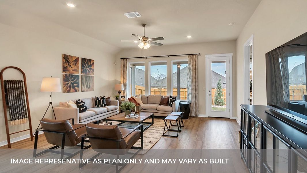 Furnished interior view inside a new home in Rosenbusch Ranch, Leander (Image 24). Furnished interior view inside a new home in Rosenbusch Ranch, Leander (Image 24).