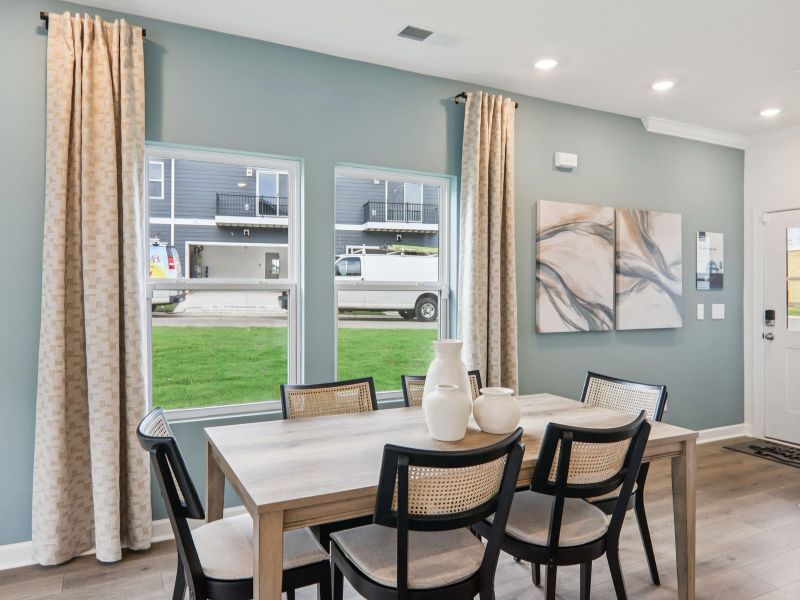 Furnished interior view inside a new home in Meadows at Wilson Farms - The Summit Series, Fort Mill (Image 8).