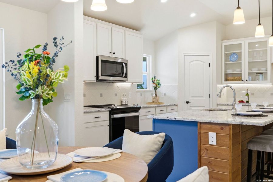 Furnished interior view inside a new home in , Fischer (Image 14).