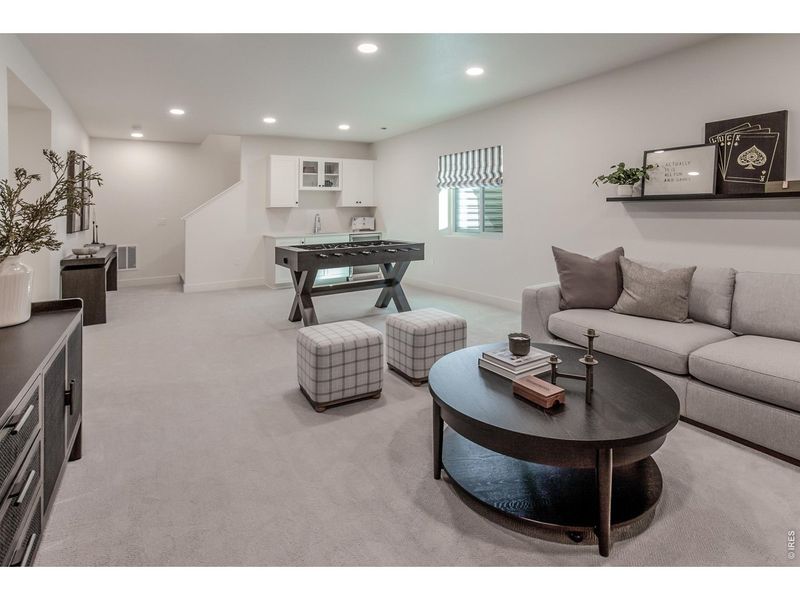 Furnished interior view inside a new home in Trailside Story Collection - Single Family Homes, Timnath (Image 26).