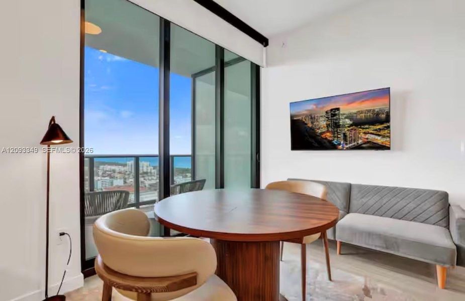 Furnished interior view inside a new home in , Miami Beach (Image 11).