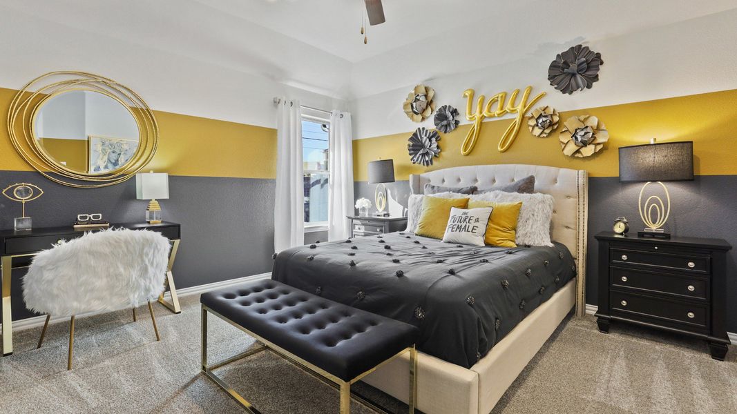 Representative furnished interior of a home built from the Hickory by Brightland Homes in Sunterra, Katy (Image 12).