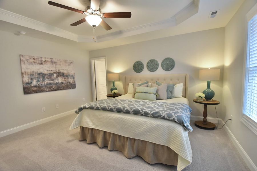 Representative furnished interior of a home built from the Mt. Vernon by Stevens Fine Homes in Parkwood Estates, Leland (Image 18).