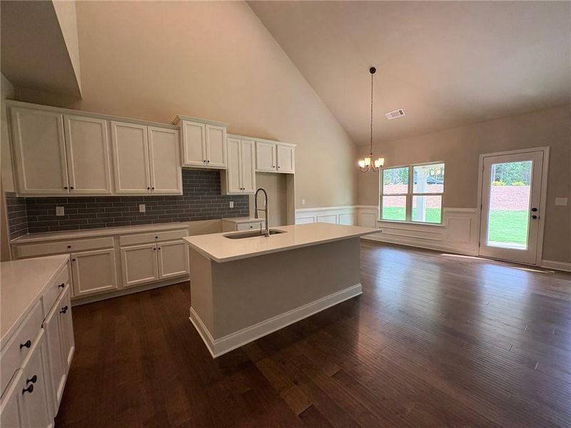 Furnished interior view inside a new home in , Grayson (Image 4).