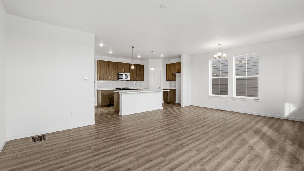 Furnished interior view inside a new home in Timnath Lakes, Timnath (Image 10).