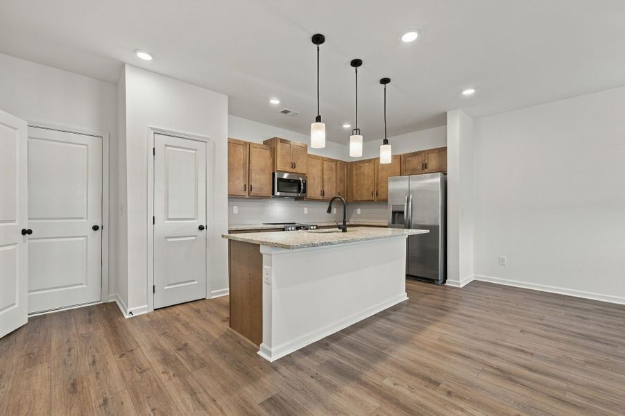 Furnished interior view inside a new home in Wilson Meadows, Clarksville (Image 4).